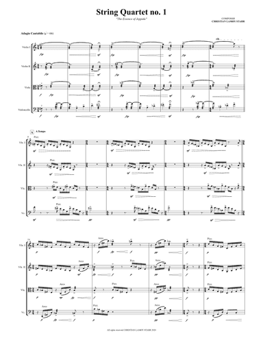 String Quartet no. 1 (The Essence of Jeppidu)