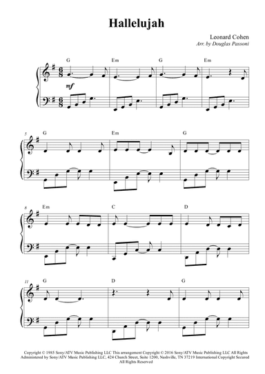 Hallelujah (arr. Douglas Passoni)