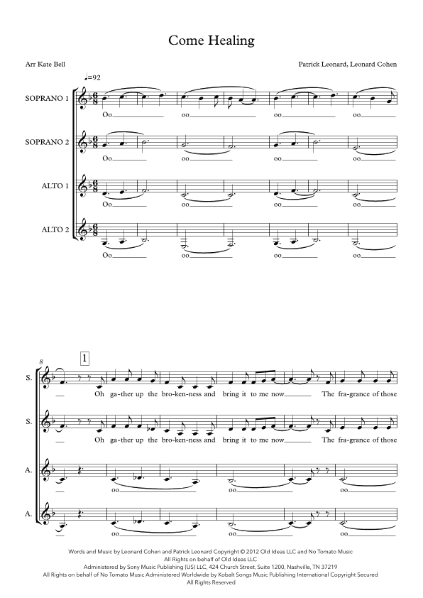 Come Healing (arr. Kate Bell)