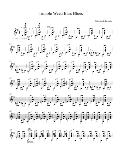 Tumble Weed Bass Blues