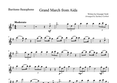 Grand March from Aida (arr. Zachary Corbett)