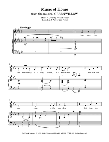 The Music Of Home (arr. Jan Powell)