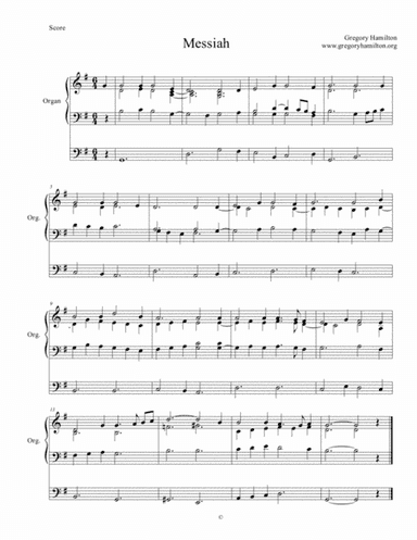 Messiah - Prepare the Royal Highway - Alternate Harmonization