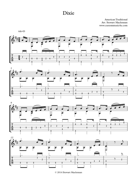 Dixie (arr. Stewart Maclennan)