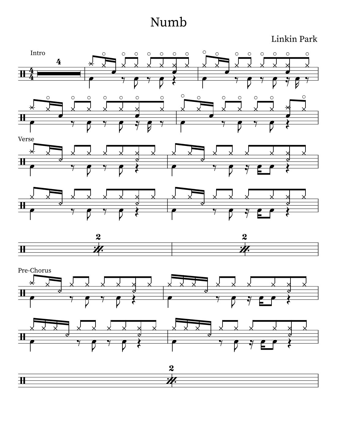 Numb (arr. Anthony Freda)