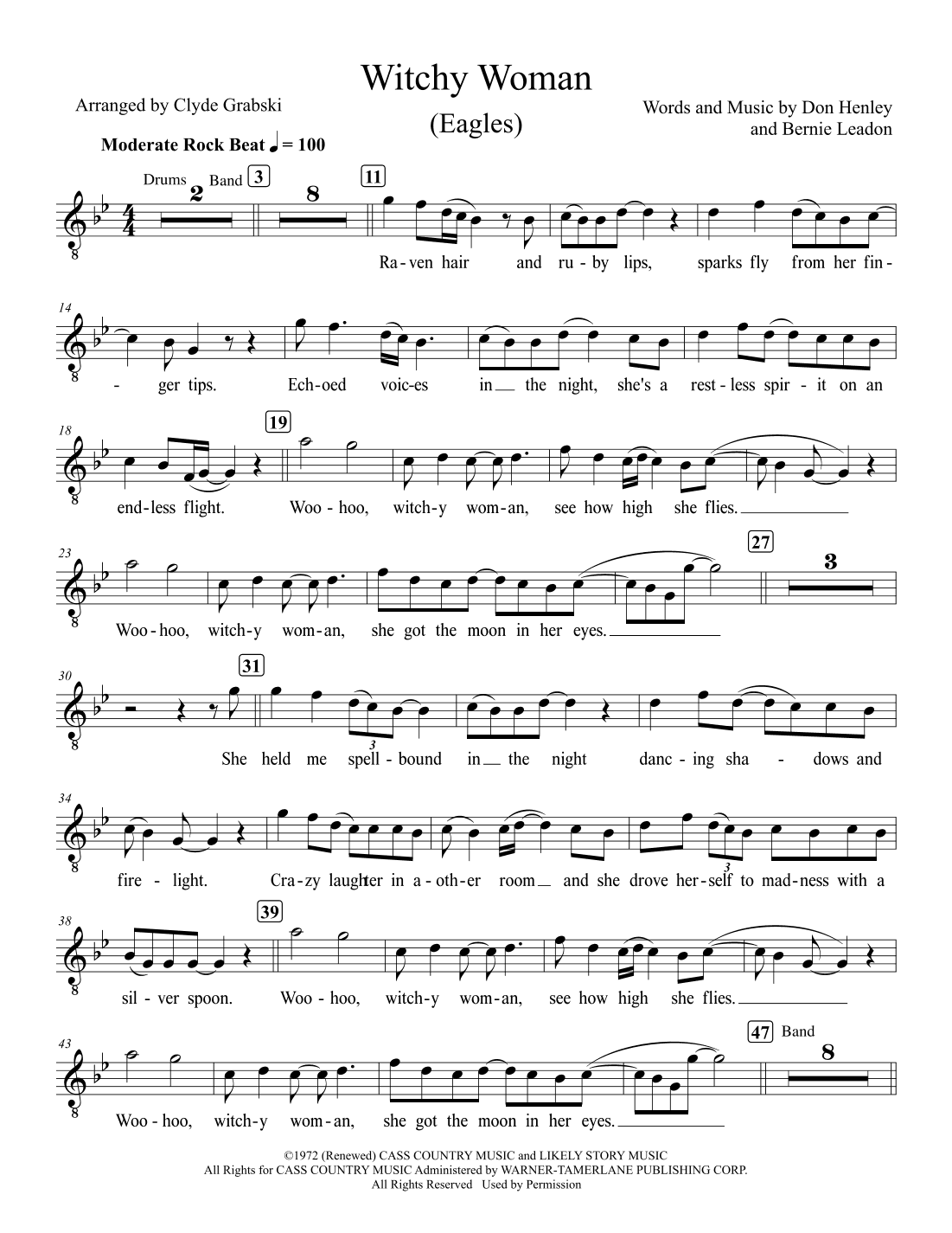 Witchy Woman (arr. Clyde Grabski)