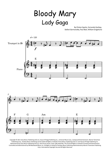 Bloody Mary (arr. Glauco Fernandes)