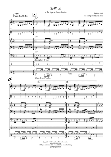 So What (arr. Alex Davis)