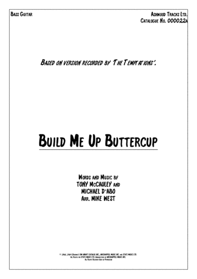 Build Me Up, Buttercup (arr. Mike West)