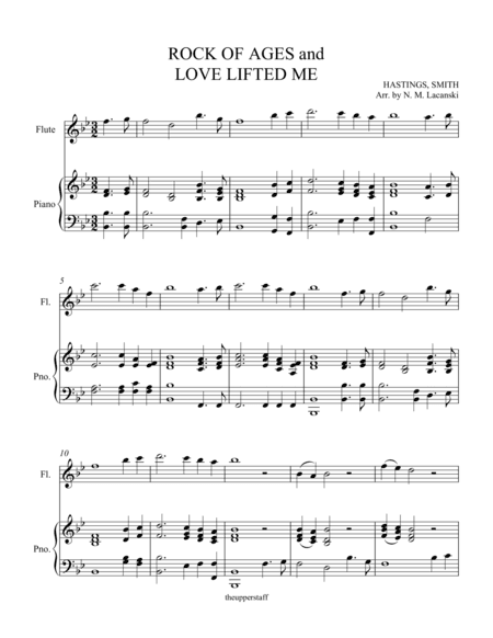 Rock of Ages and Love Lifted Me (arr. Nick Lacanski)