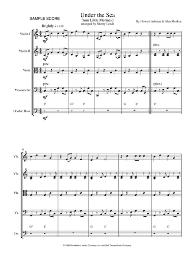 Under The Sea (arr. Sherry Lewis)