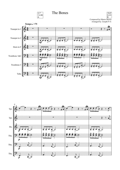 The Bones (arr. Joseph P. O.)
