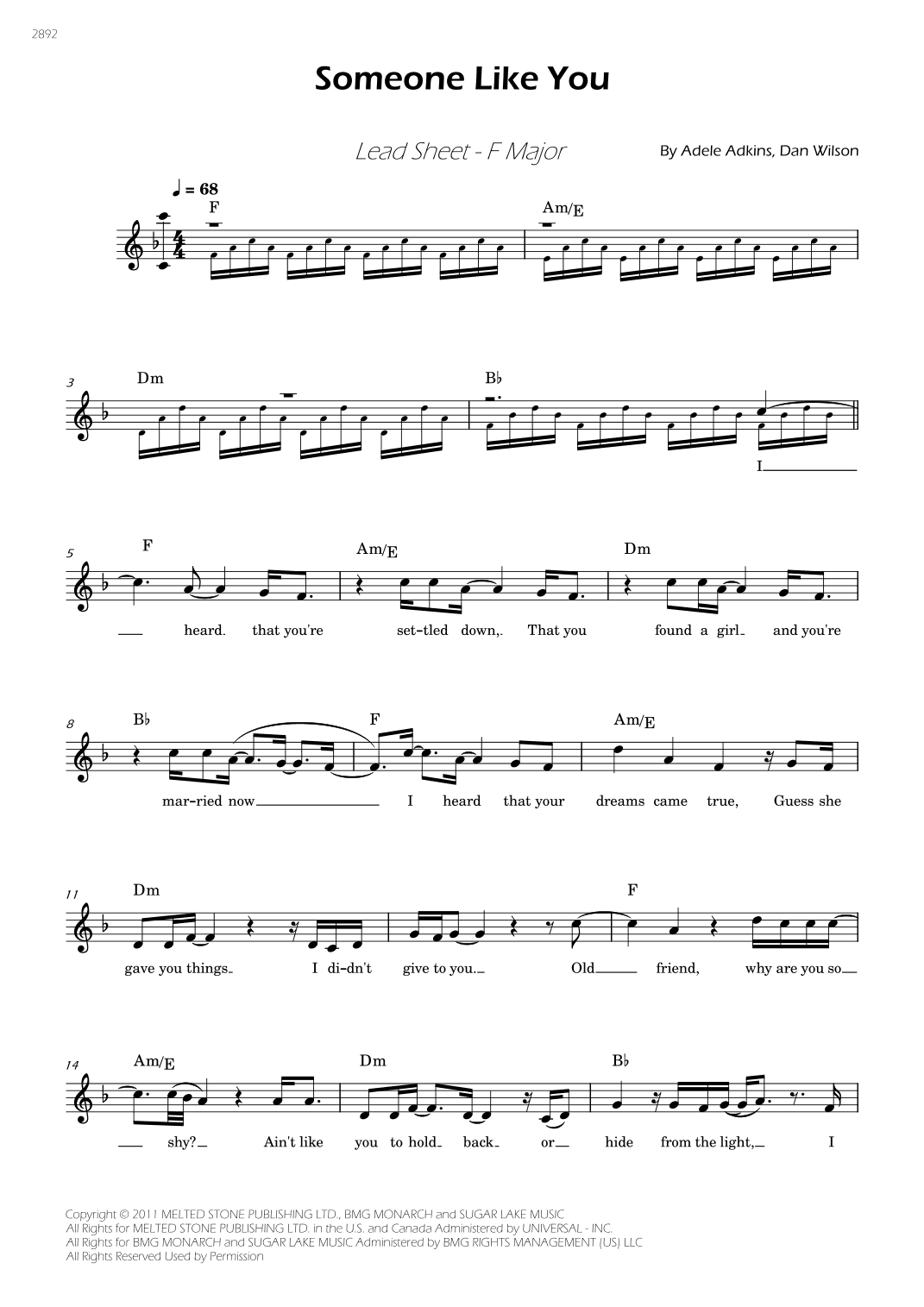 Someone Like You (arr. César Madeira)