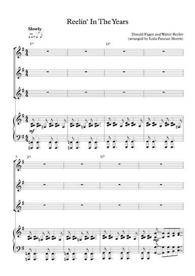 Reelin' In The Years (arr. Inky Celeste)