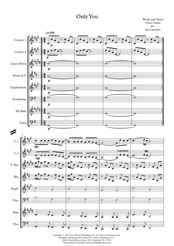 Only You (arr. Ian Lanceley)