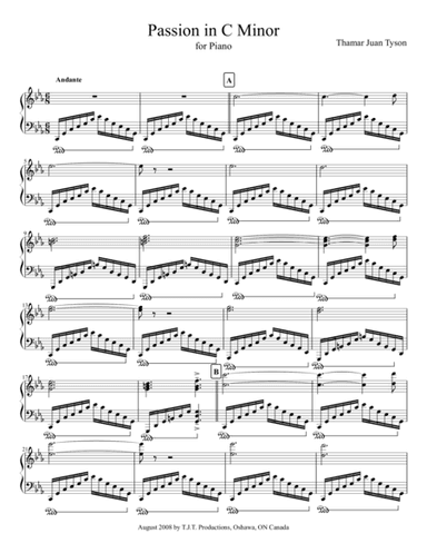 Passion in C Minor