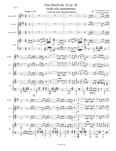 Fest March from Sleeping Beauty (arr. Morgan Williams)