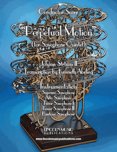 Strauss II - Perpetual Motion (for Saxophone Quintet SATTB) (arr. Kenneth Abeling)