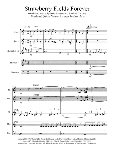 Strawberry Fields Forever (arr. Court Mast)