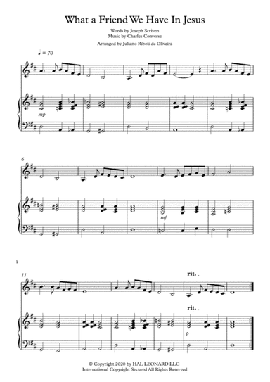 God Is There (with "what A Friend We Have In Jesus") (arr. Juliano Riboli de Oliveira)