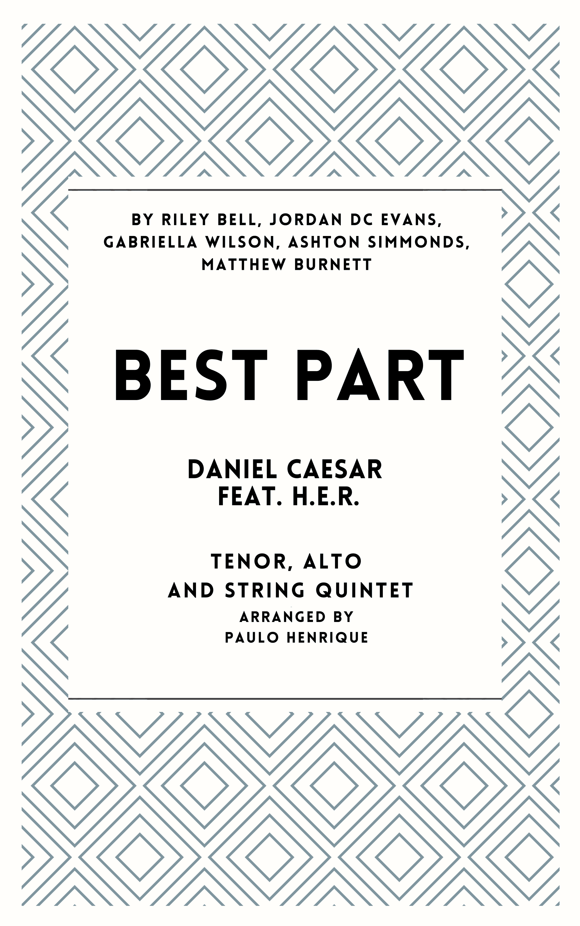 Best Part (arr. Paulo Henrique)