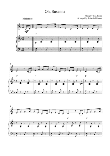 Oh, Susanna (arr. Kaiserin Rebecca)