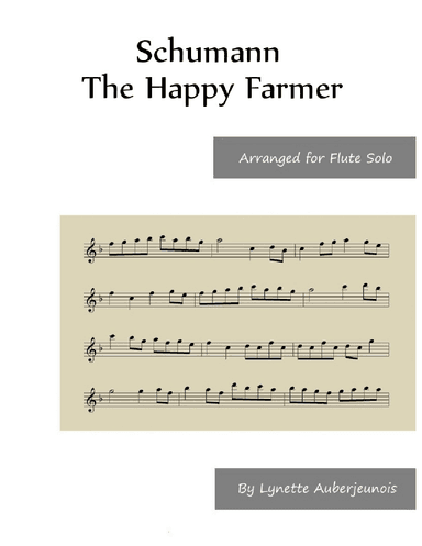 The Happy Farmer - Flute Solo (arr. Lynette Auberjeunois)