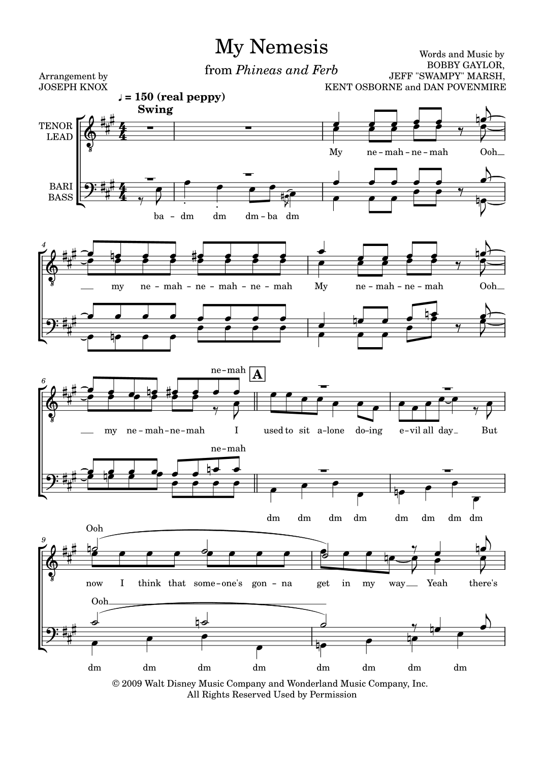 My Nemesis (arr. Joseph Knox)