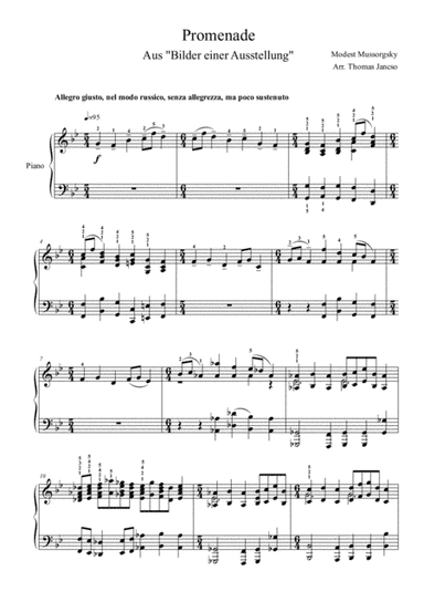 Promenade (arr. Thomas Jancso)