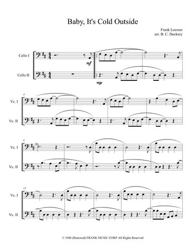 Baby, It's Cold Outside (arr. B. C. Dockery)