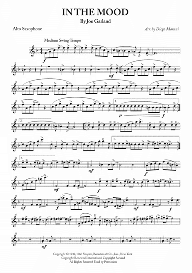 In The Mood (arr. Diego Marani)