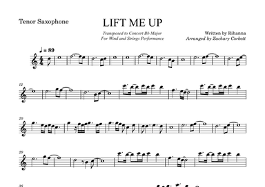 Lift Me Up (arr. Zachary Corbett)