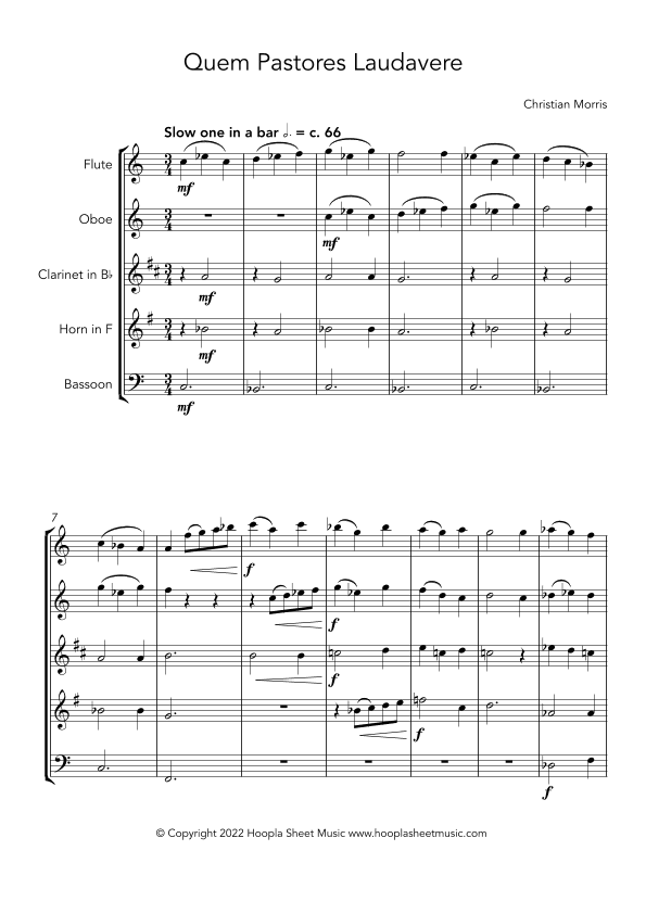 Quem Pastores Laudavere (arr. Christian Morris)