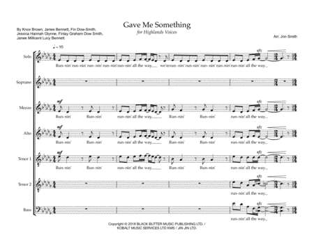 Gave Me Something (arr. Jon Smith)
