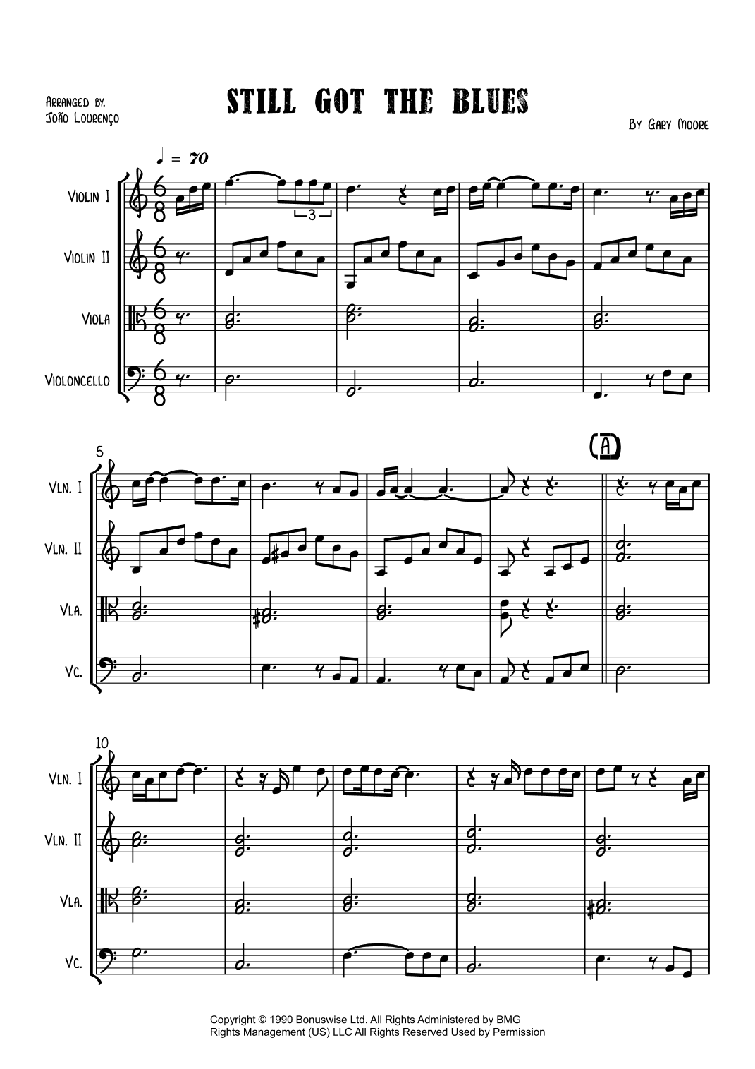 Still Got The Blues (arr. João Jandiroba)