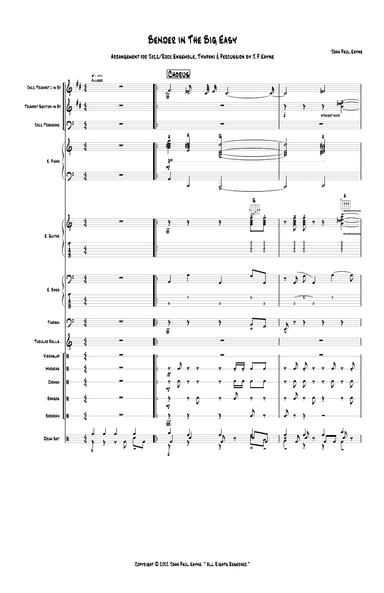 Bender In The Big Easy (jazz font)