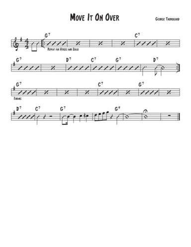 Move It On Over (arr. David M Fagnant)