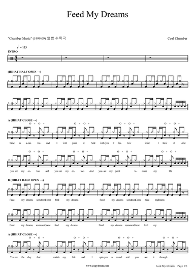 Feed My Dreams (arr. COPYDRUM)