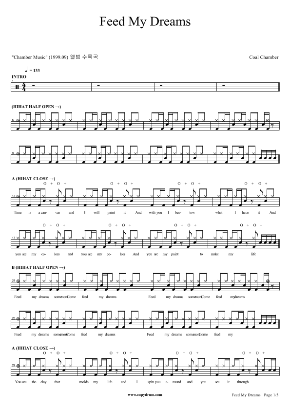 Feed My Dreams (arr. COPYDRUM)