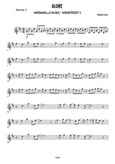 Alone (arr. Darren Lloyd)