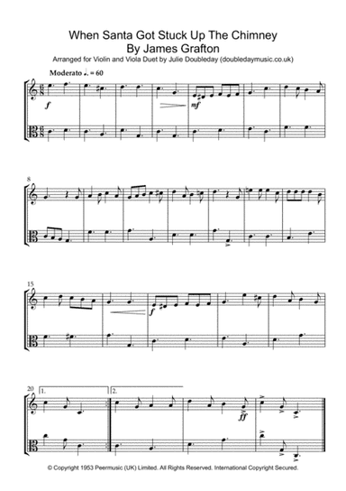 When Santa Got Stuck Up The Chimney (arr. Julie Doubleday)