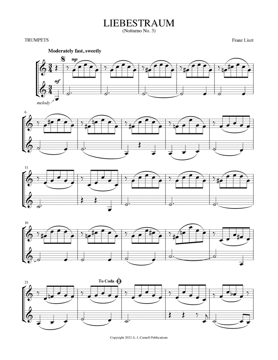 Liebestraum (arr. Mark Phillips)