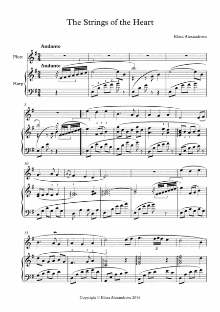 The Strings of the Heart - flute and harp