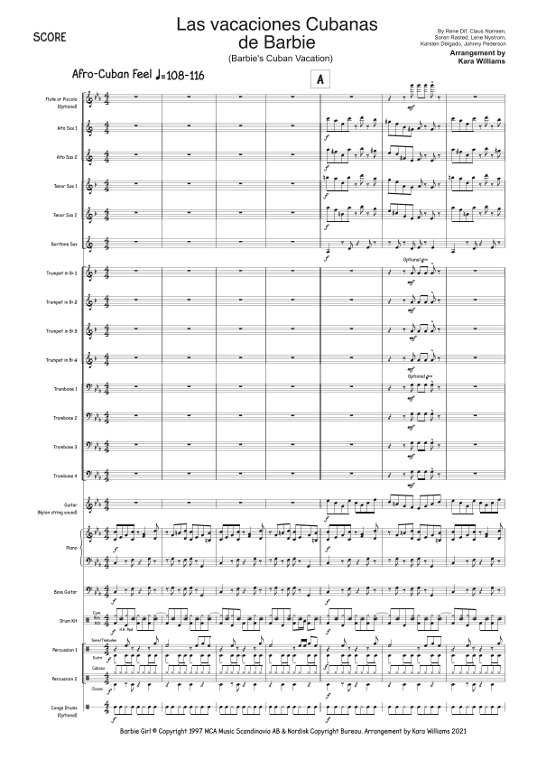 Barbie Girl (arr. Kara Williams)