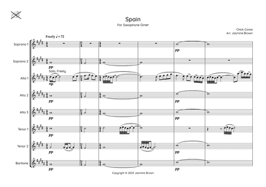 Spain (arr. Jasmine Brown)