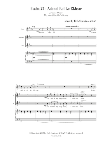 The 23rd Psalm - Adonai Roi