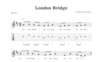 London Bridge (arr. Riverside Guitar School)