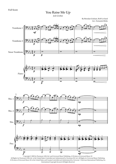 You Raise Me Up (arr. Fernando Britto)