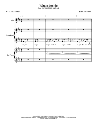 What's Inside (arr. Fran Carter)