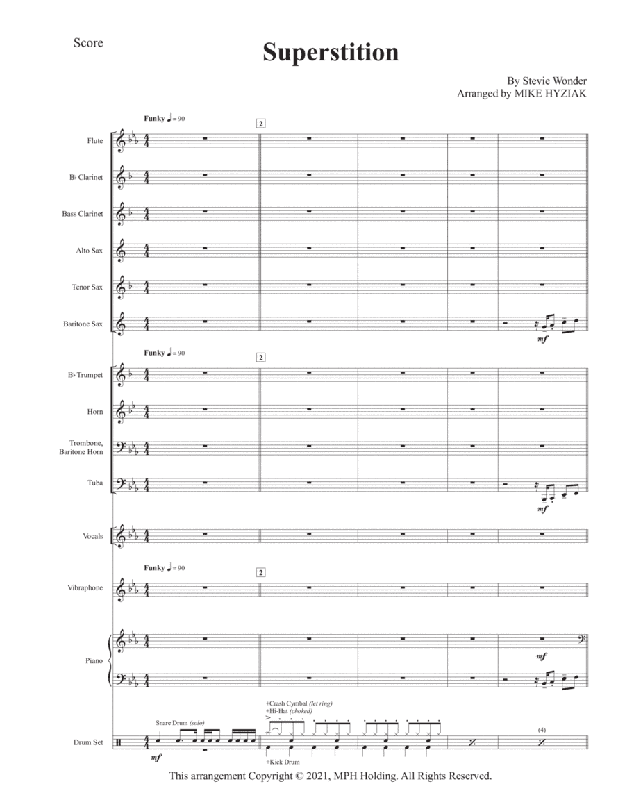 Superstition (arr. Mike Hyziak)